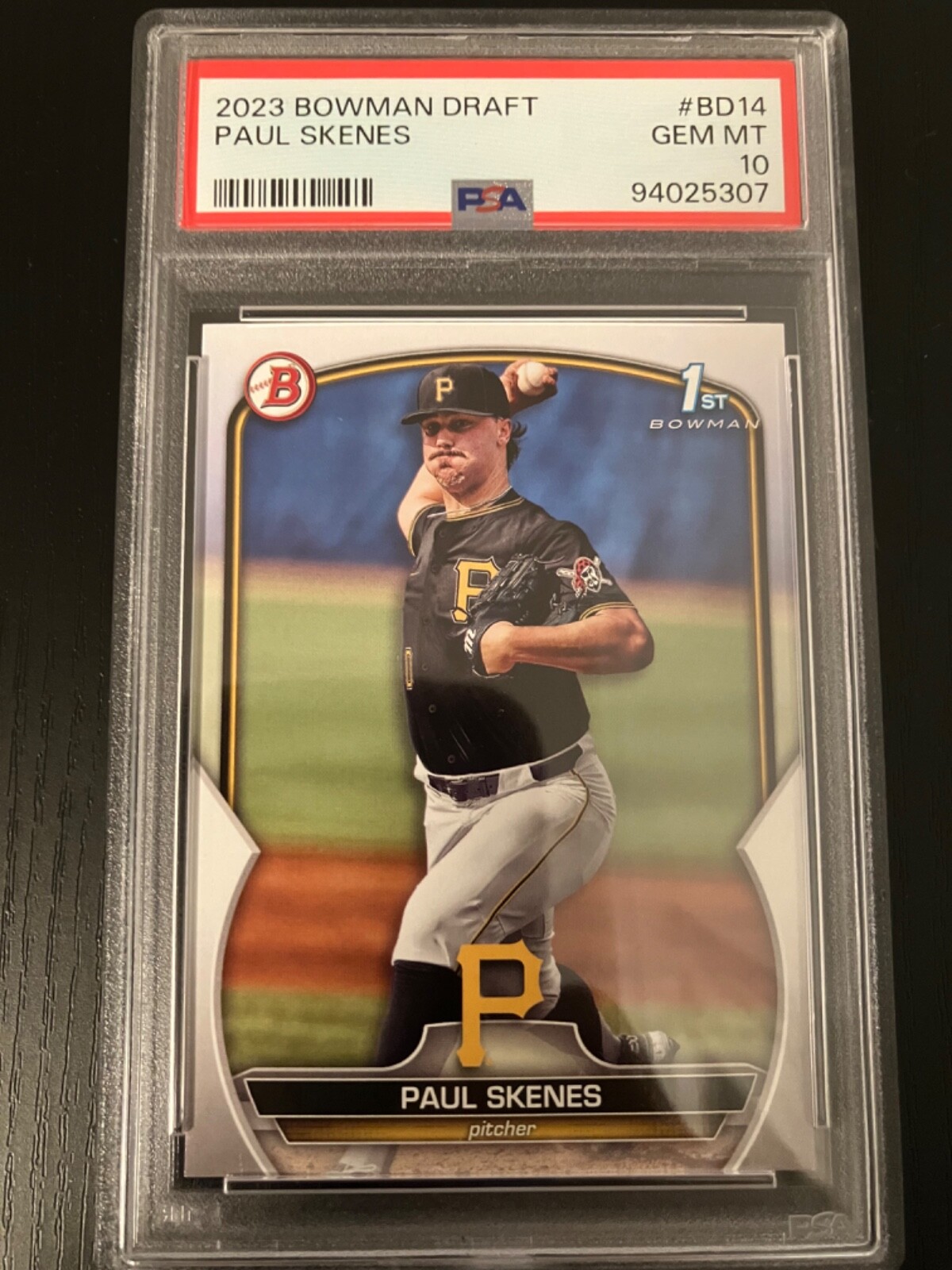 Paul Skenes (RC) - 2023 Bowman Draft BD14 - PSA Gem 10 - 2024 NL ROY ⚾️🔥⚾️🔥