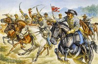 Confederate Cavalry Riders Kunststoff Kit 1:72 Modell Italeri