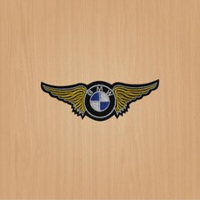embroidery patch, Iron on patch,sew on patch, BMW Yellow Racing patch,Cars patch