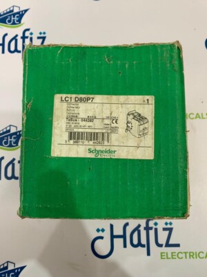 Schneider Electric LC1D80P7 TeSys D Non-Reversing contactor - 3P(3 NO) - AC-3 - <= 440 V 80