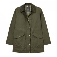 Joules Montford Dry Wax Jacket Heritage Green