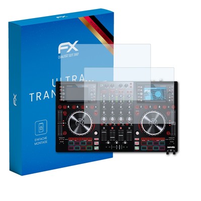 atFoliX 3x Displayschutzfolie für Numark NV II Schutzfolie klar Folie