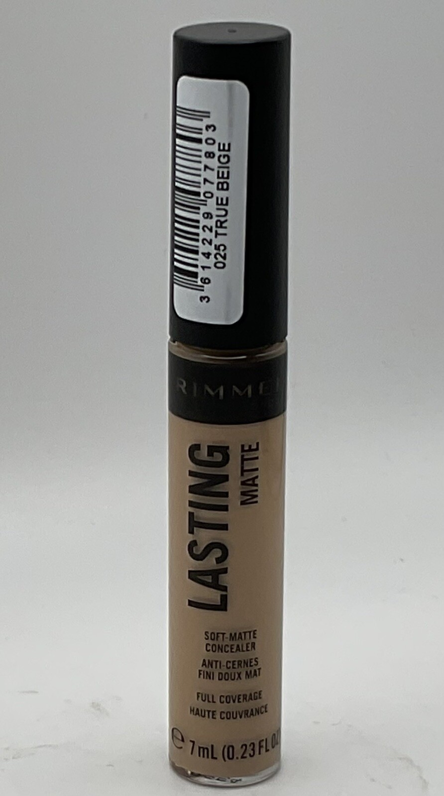RIMMEL Lasting Matte Full Coverage Concealer Brand New - 025 TRUE BEIGE