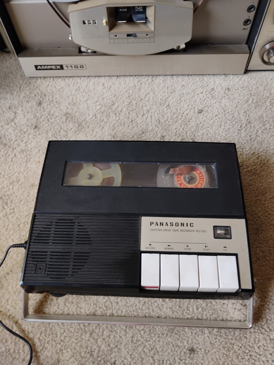 SAVE 15% NOW Panasonic RQ-105s Capstan Drive Tape Recorder