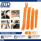 4pcs Car Trim Removal Tool Radio Door Body Clip Panel Kit Dash Audio Plastic Pry