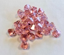 25 pc SWAROVSKI CRYSTAL LIGHT ROSE Topdrill Pink Pendant Loose BEADS 6mm, 6328
