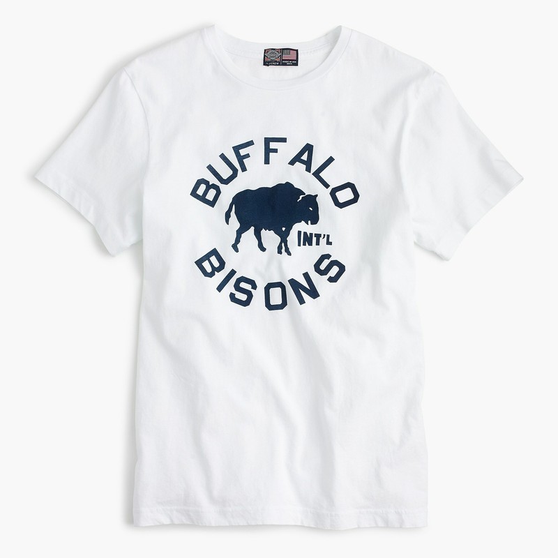 Ebbets Field Flannels® J.Crew Buffalo Bisons T-Shirt | S | Made in USA | $49.50