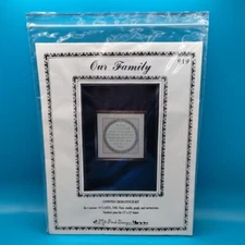 Mill Pond Design Our Family Circle Of Strength Counted Cross Stitch Kit Open Pkg