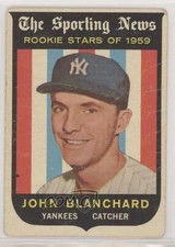 1959 Topps Sporting News Rookie Stars Johnny Blanchard #117 0ae