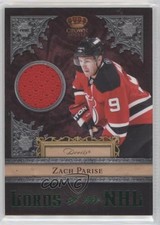 2011 Panini Crown Royale Lords of the NHL Memorabilia Prime Zach Parise #22 0a4