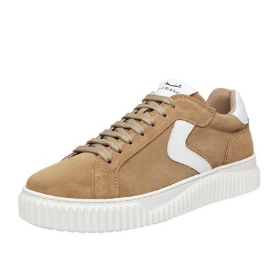 Voile Blanche Lipari - Plateau Sneaker aus Wildleder Sand - Damen Schuhe Sneaker