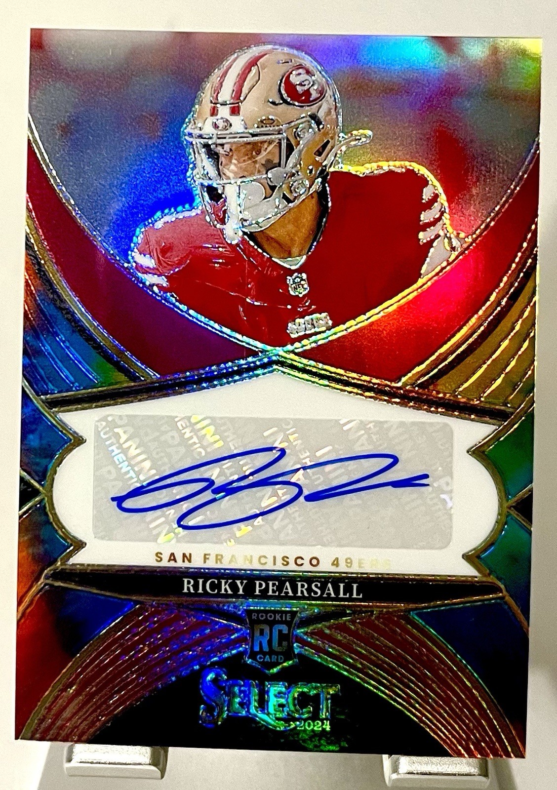 Ricky Pearsall Panini Select Select Signatures #SSPRPL Tie-Dye Prizm