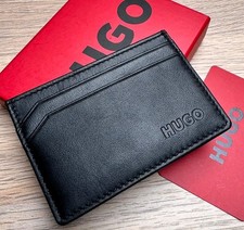 Hugo Boss Subway Cardcase Genuine Leather Slim Card Holder Wallet Christmas