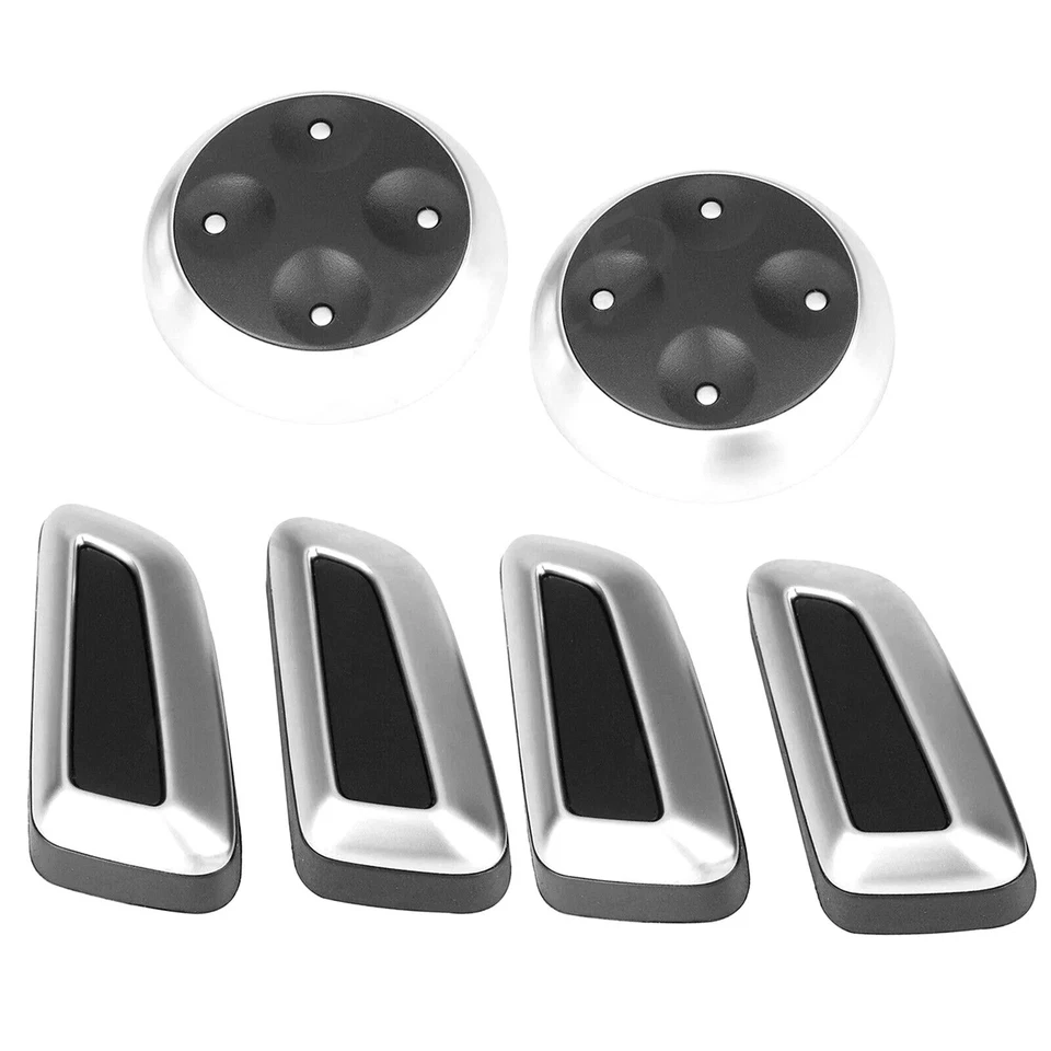 Set of 6 Car Seat Adjustment Covers for A3 For A4 For A4L B8 A5 For A6 Q3 Q5 - Image 2 of 4