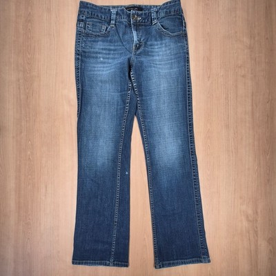 Calvin Klein Y2K Flared Jeans W30 L30 Damen Blau Bootcut Schlaghose Verziert