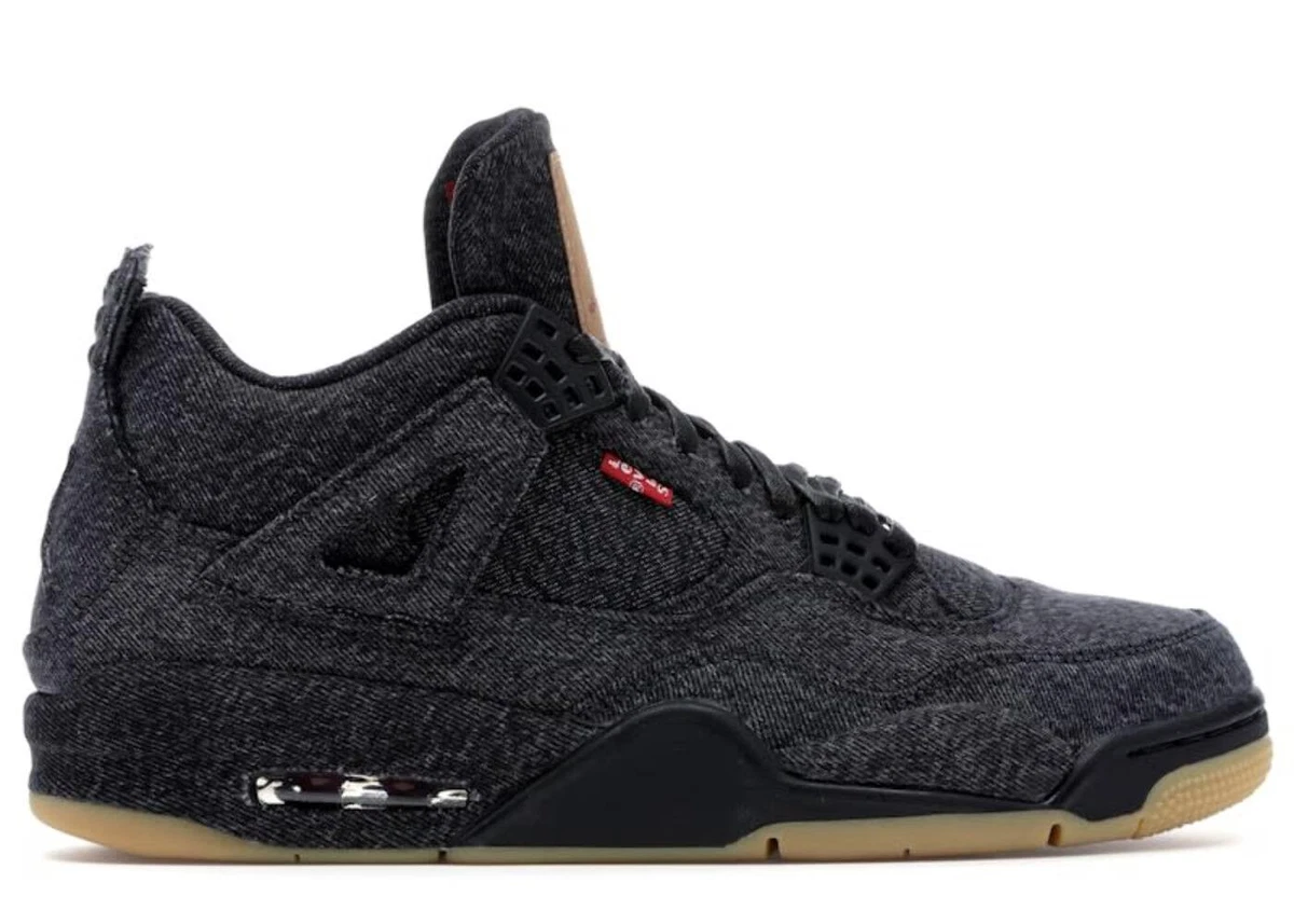 Air Jordan 4 リーバイスジョーダン4 Levi's x Air Jordan 4 Retro Black Denim for Sale - Authenticity