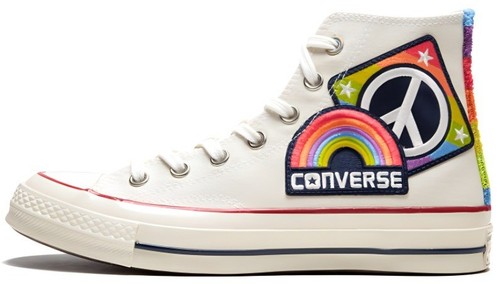 Converse Chuck 70 Hi Pride A02266C White / University Red  display picture 1