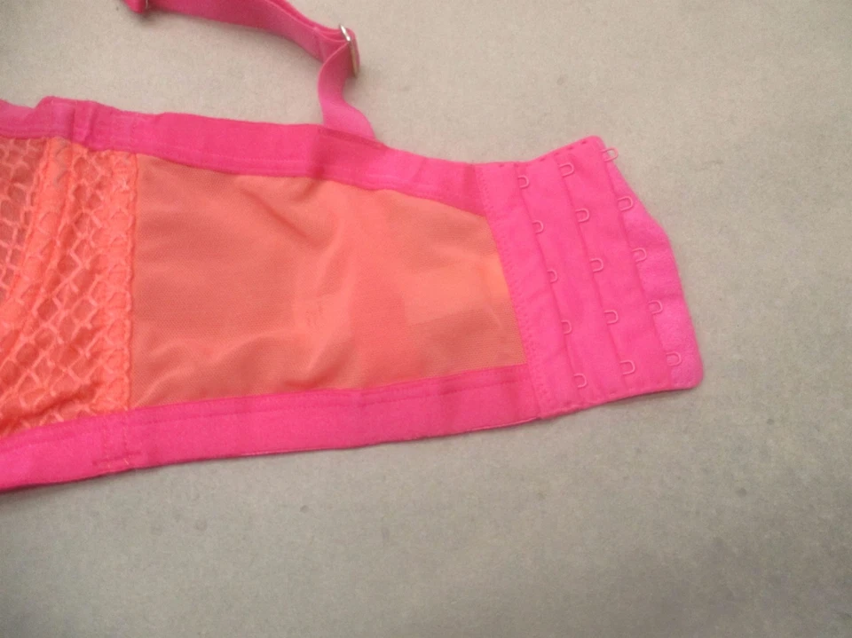 Sujetador Demi 38H Cacique Mujer Naranja Con Aros Sin Forro Cierre Trasero 10R Foto 4 de 4