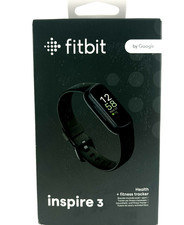 Fitbit Inspire 3 Fitness Tracker Watch Heart Rate Tracker Black Band Smartwatch
