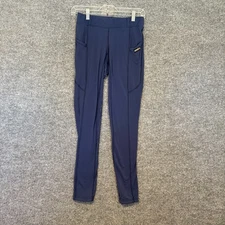 Kerrits Leggings Womens Medium Blue Stretch Pockets Riding Leggings Equestrian