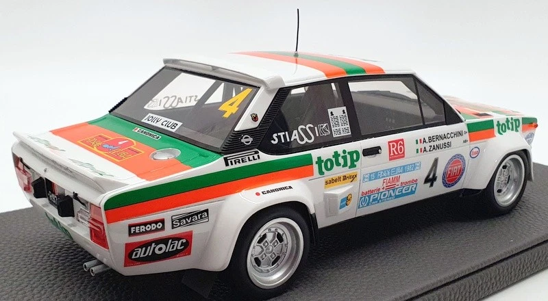 Top Marques 1/18 Scale TOP043H - Fiat 131 Abarth Totip #4 Rally D'Elba 1982 - Image 2 of 4