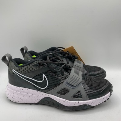 Size 7 - Nike Air Zoom Diamond Elite Turf Black White Splatter for