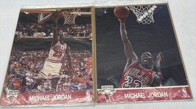 1990-91 NBA Hoops Michael Jordan Action Photos 8x10 Card Picture