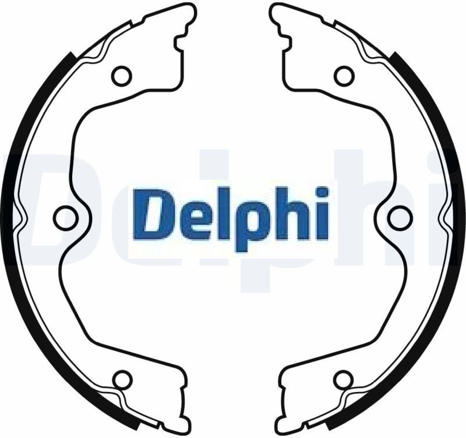 Delphi Ls2033 Bremsbacken | Kompatibel Mit: Honda Accord Ix Stufenheck, Accord Viii, Accord Viii Kombi - Bild 2