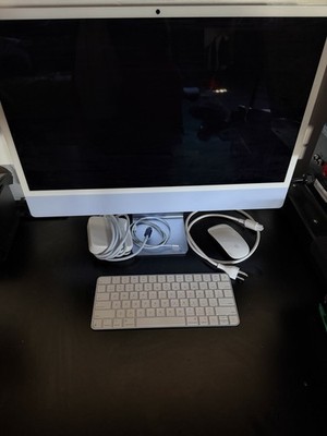 Apple iMac 24'' (2024) All-in-One Blue, M4, 16GB RAM, macOS Tahoe
