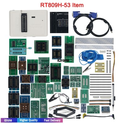 RT809H-53 Item Universal IC Programmer EMMC-Nand FLASH Programmer+53 Items