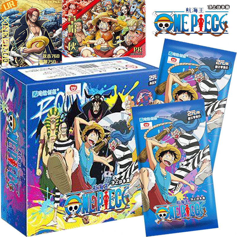Caja de refuerzo de juego de cartas coleccionables de una pieza de anime nuevo sellado Kayou CCG