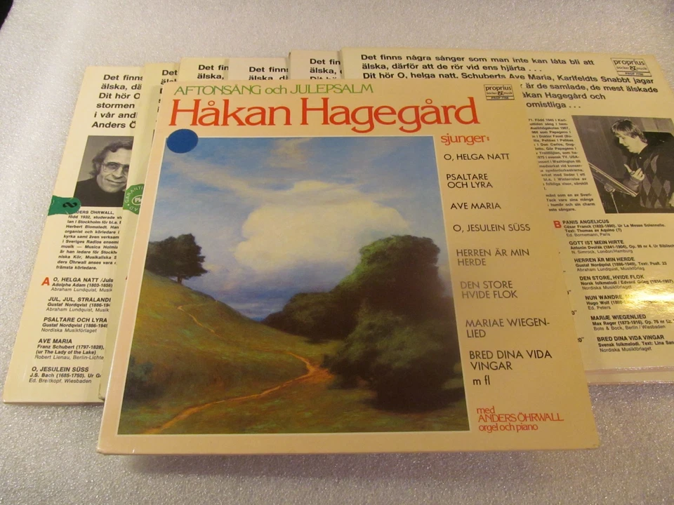 AUDIOPHILE PROPRIUS Aftonsång och Julepslam HÅKAN HAGEGÅRD Hakan Hagegard - Image 3 of 4