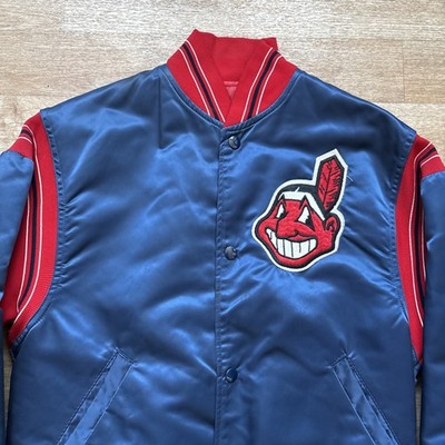 Vintage Chief Wahoo Starter CLEVELAND INDIANS MLB Baseball Satin