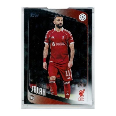 2025-26 Topps Chrome UEFA Mohamed Salah /10