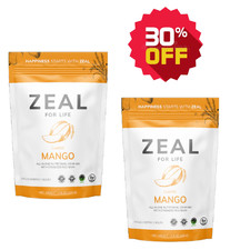 2 Pack Zeal CLASSIC MANGO NEW SEAL 30-Day Wellness Bag 2 X 420 Grams 
