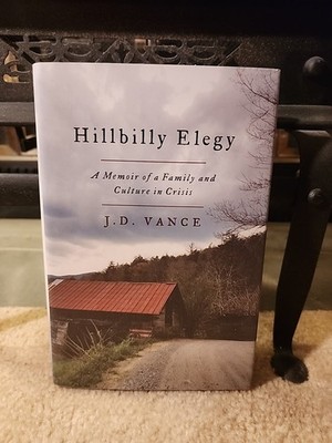 Hillbilly Elegy, J.D. Vance, True 1st Edition/1st Printing, 2016, HC/DJ, Rare