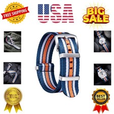 Nylon Watch Band Thick G10 Ballistic Nylon Multicolor Replacement Watch Stra...