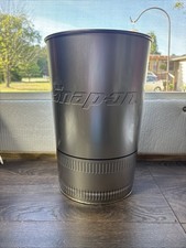 Snap-on Tools Metal Trash Can Wastebasket Bin Office Shop 10mm Socket New