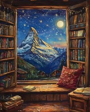 Paint by Numbers for Adults Beginner Canvas DIY Oil Painting Home Wall Decor