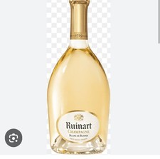 RUINART BRUT BLANC DE BLANCS SPARKLING CHAMPAGNE  750 ML (EMPTY BOTTLE) no cap