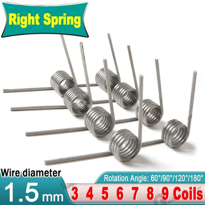 #ad Torsion Spring pack of 10 1.5mm Wire Diameter 8mm 16mm OD Right Spring $12.05