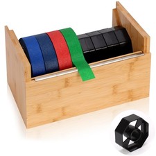 Wood Masking Tape Dispenser Fits 1" and 3" Core Large Tape Dispenser 3 Inch C...