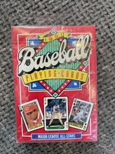 1991 Baseball Playing Cards 56 All-Star Players Brand New Factory Sealed Vtg