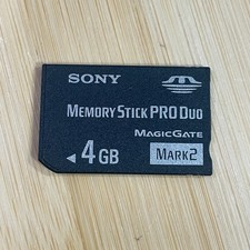 Sony 4GB Memory Stick Pro Duo Mark 2 Memory Card PSP/Camera
