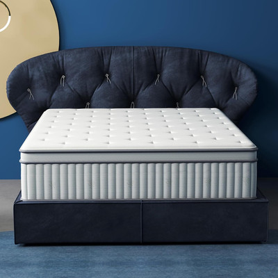 14'' King Size Hybrid Mattress - Gel Foam & Pocket Springs, Medium Firm Comfort
