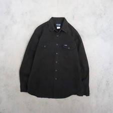 Vintage Wrangler Western Pearl Snap Shirt Size Large Black