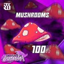 100k mushrooms | Creatures Of Sonaria | Roblox | Cheap and Fast | COS