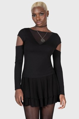 KILLSTAR Langarm Top - Devote Thee