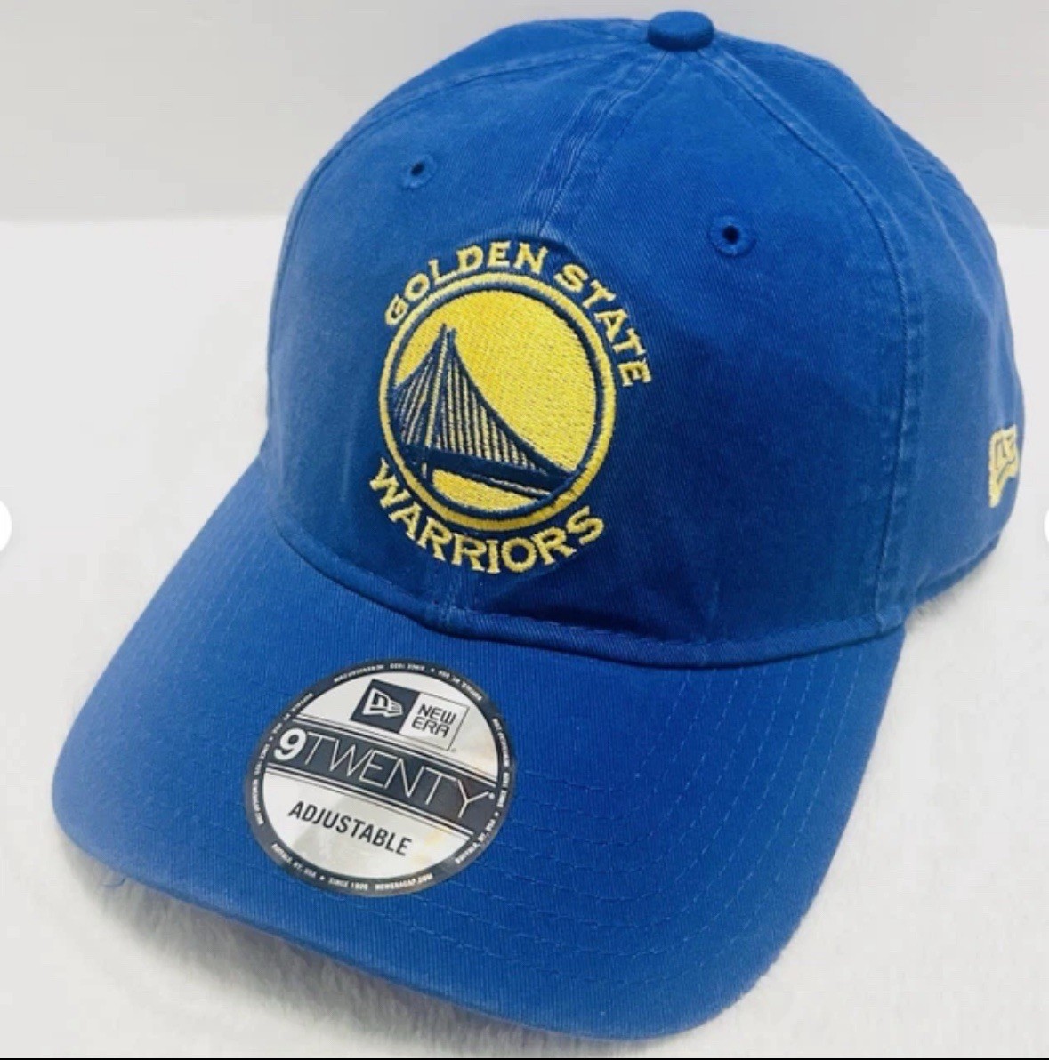 New Era Golden State Warriors Core Classic 9TWENTY Hat Cap Adjustable Blue NBA