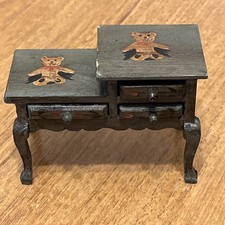 Russ Berrie Wooden Dolls House Furniture Bear Design Changing Unit, Drawers